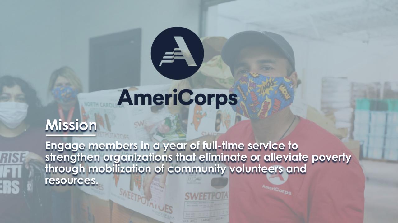 Opportunities with AmeriCorps